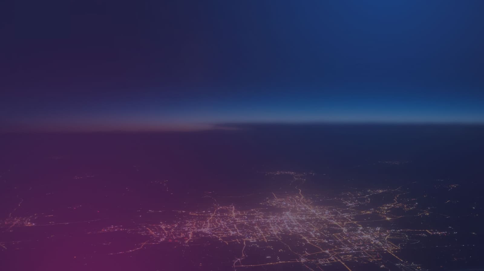 A city from high above